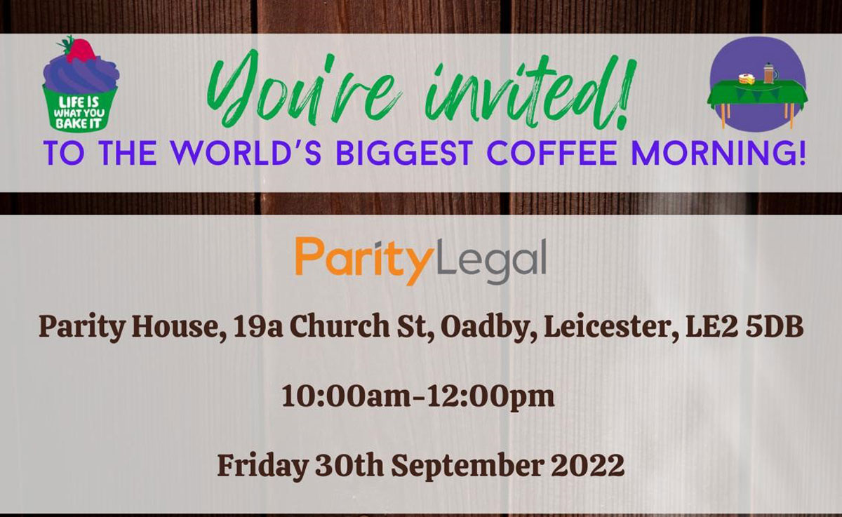 Parity Legal MacMillan Coffee Morning